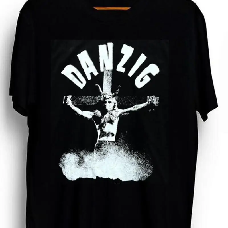Danzig Rock Band Shirt Classic Graphic T Cotton Te5816