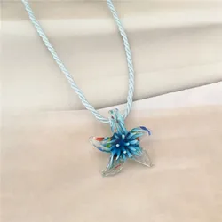 Boho Seastar Chain Necklace Gold Plated Star Necklace Starfish Pendant Necklace For Women Jewelry Gifts