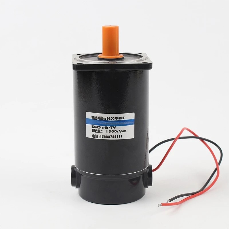 

Permanent Magnet DC Brushed 90mm Motor 24V Motor Ball Launcher High Power Electric Target Shooting Machine