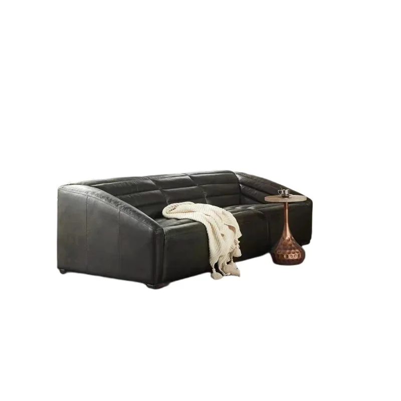 Reengraved light luxury three-person straight row designer