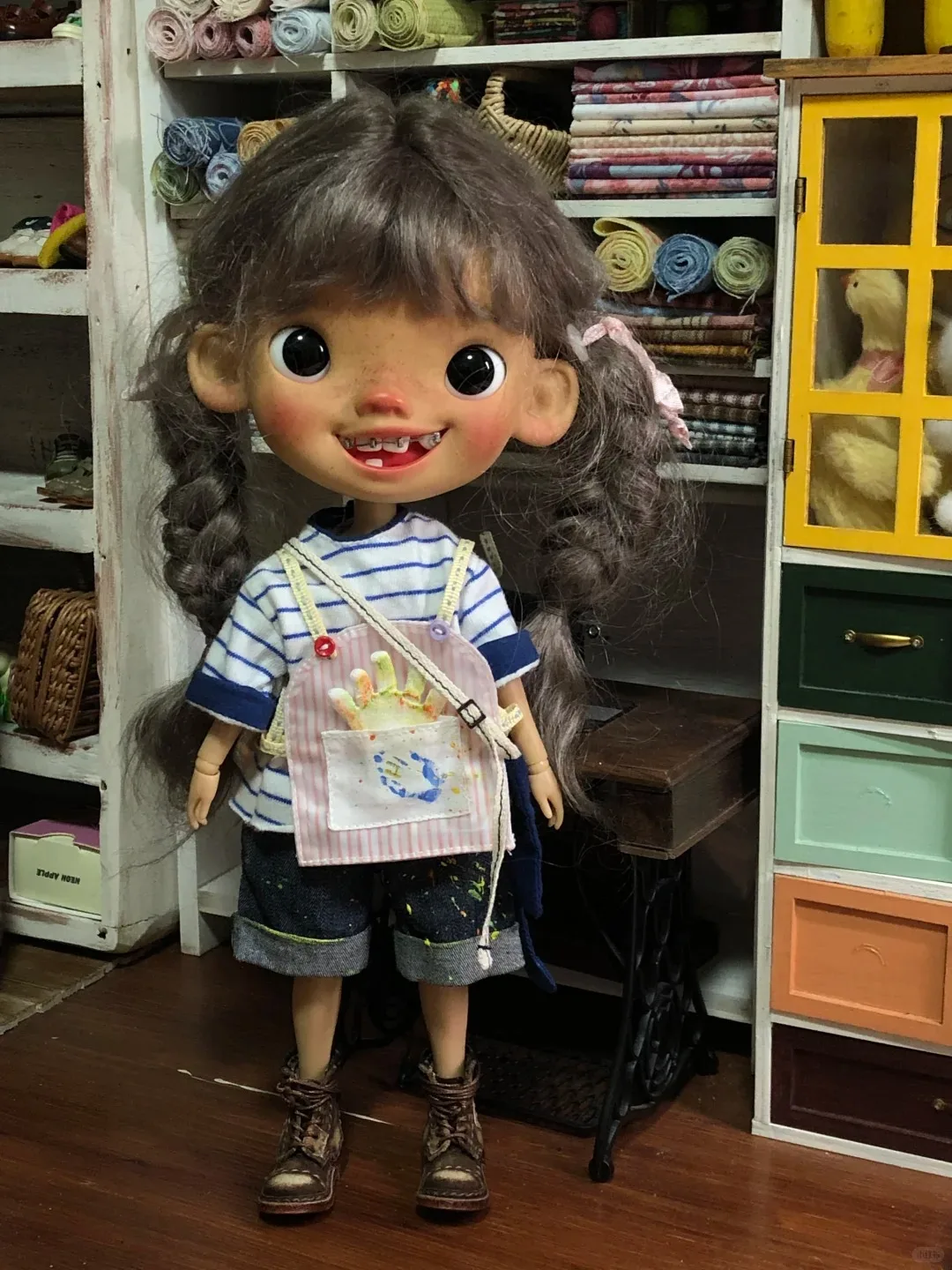 

Новая кукла BJD 1/6 Dianmei Qbaby 25 см, тело Diandian Huhu Big Fish, Blythe, OB11, ACGN, аниме, полимерная смола, DIY игрушка.