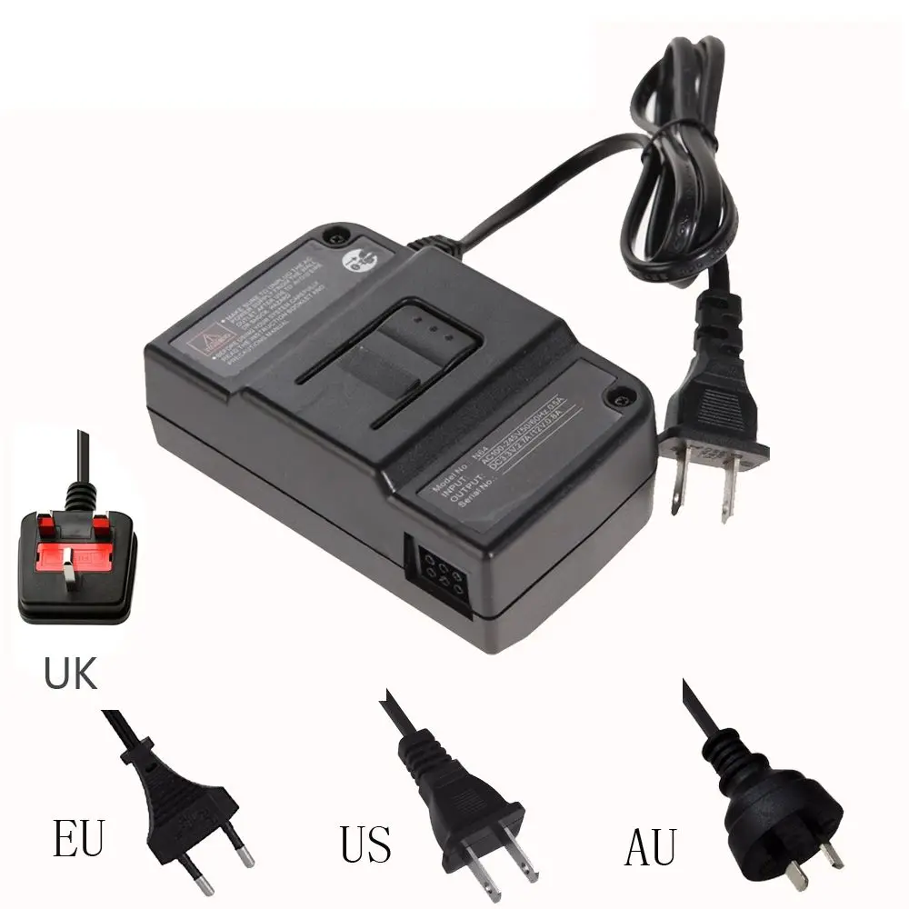 AC Power Supply Power Adapter Cord for Nintendo 64 Charging Cord US/EU/UK/AU plug