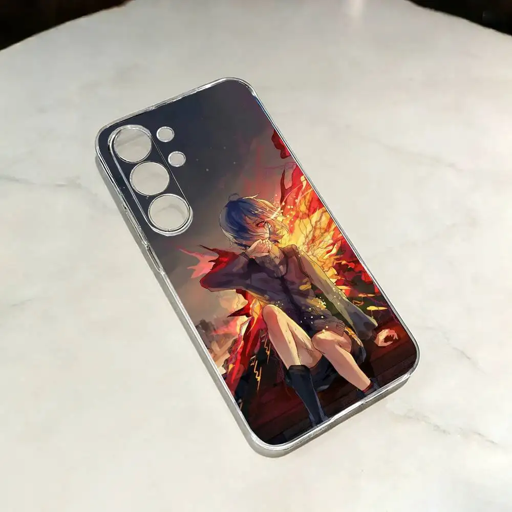 Tokyo Ghoul-S Ken Kaneki  Phone Case For Samsung S25,24,23,22,21,20,30,Ultra,Plus,Fe,Lite Transparent Cover