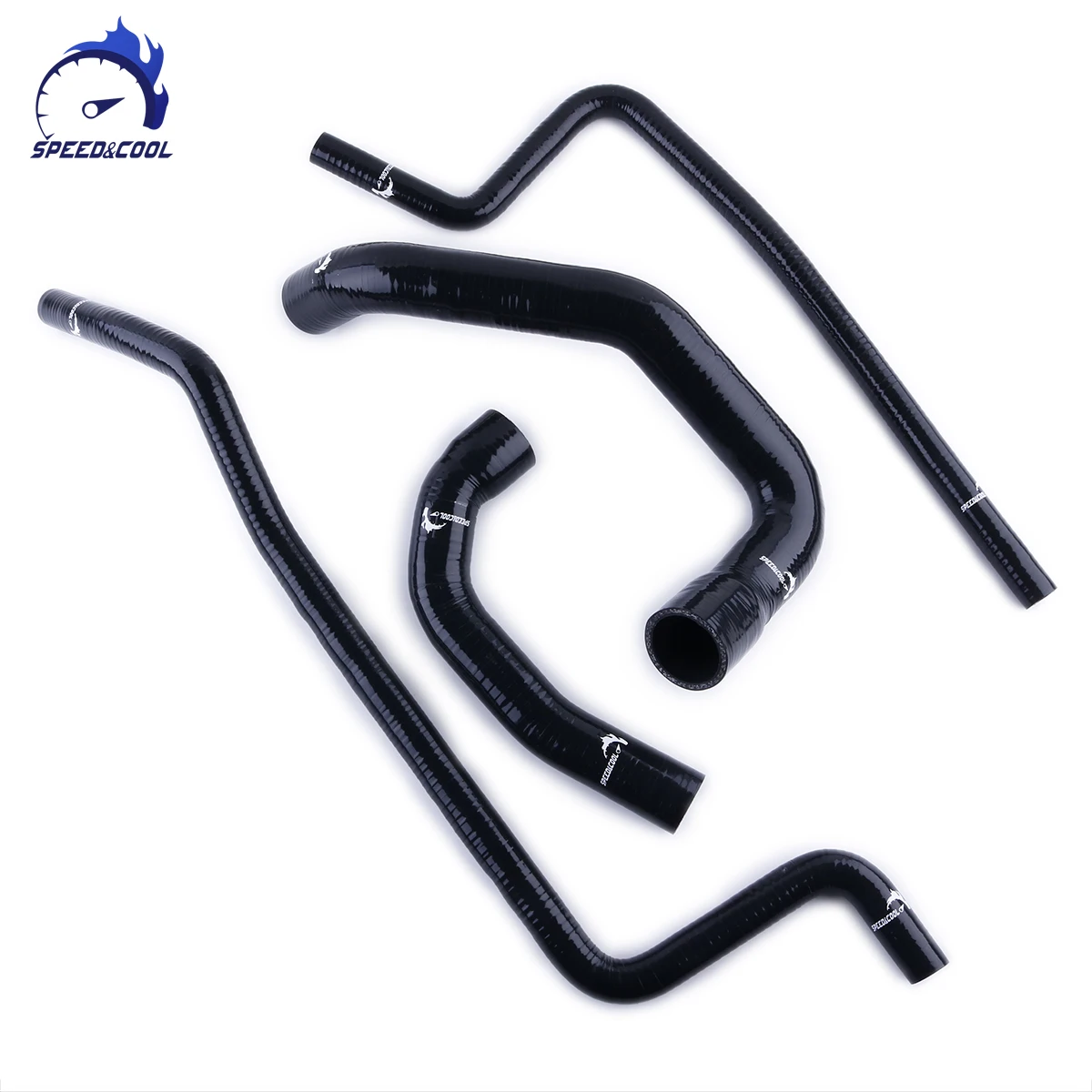 SPEED&COOL For 1997-2006 Jeep Wrangler TJ 4.0L LHD Car Silicone Radiator Coolant Hose Kit