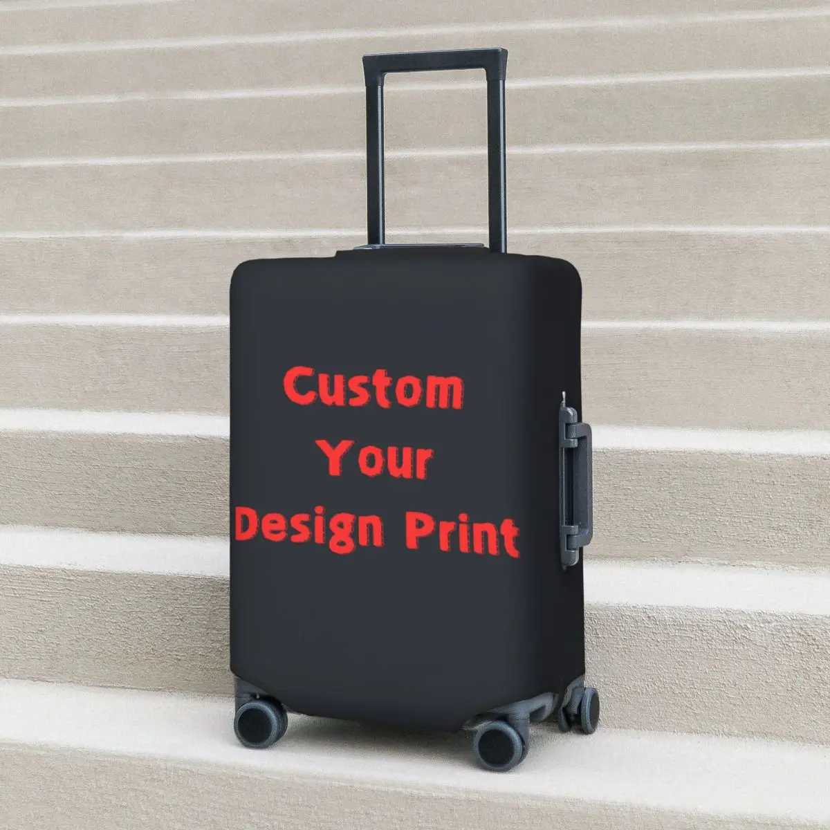 Customized Print Suitcase Cover Flight Your Photo Anime Fun Luggage Case Business Protection