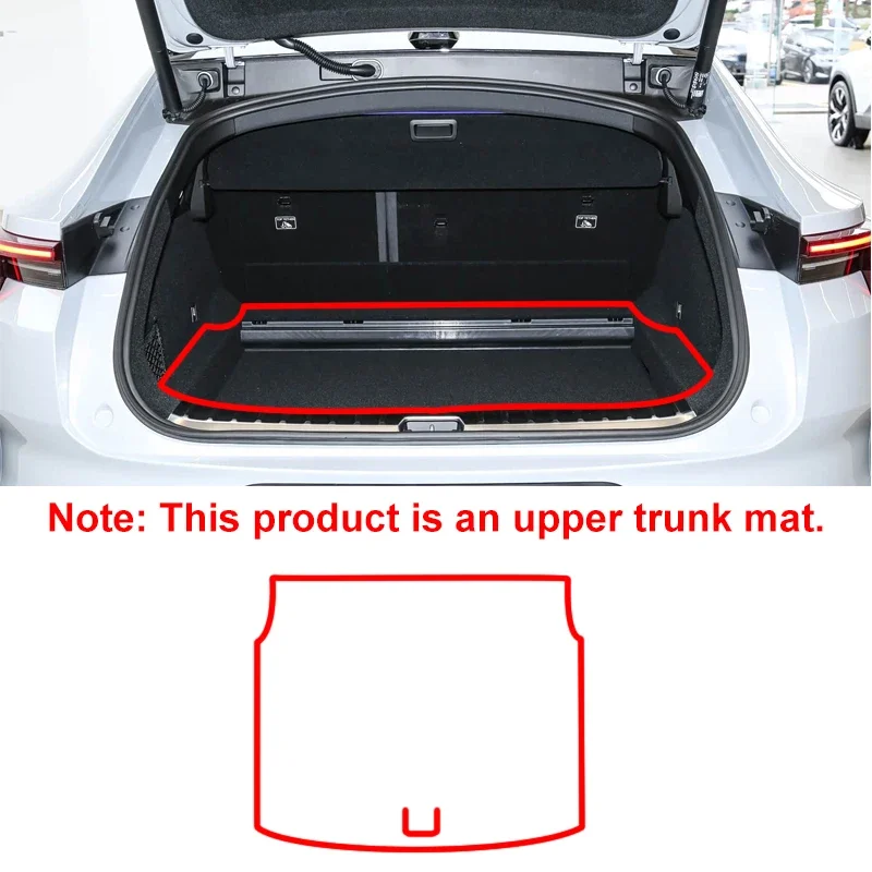 Car Trunk Boot Mat For Polestar 4 2026 P417 SUV 2024 2025 Cargo PU Leather Liner Pads Protect Storage Carpet Cushion Accessories