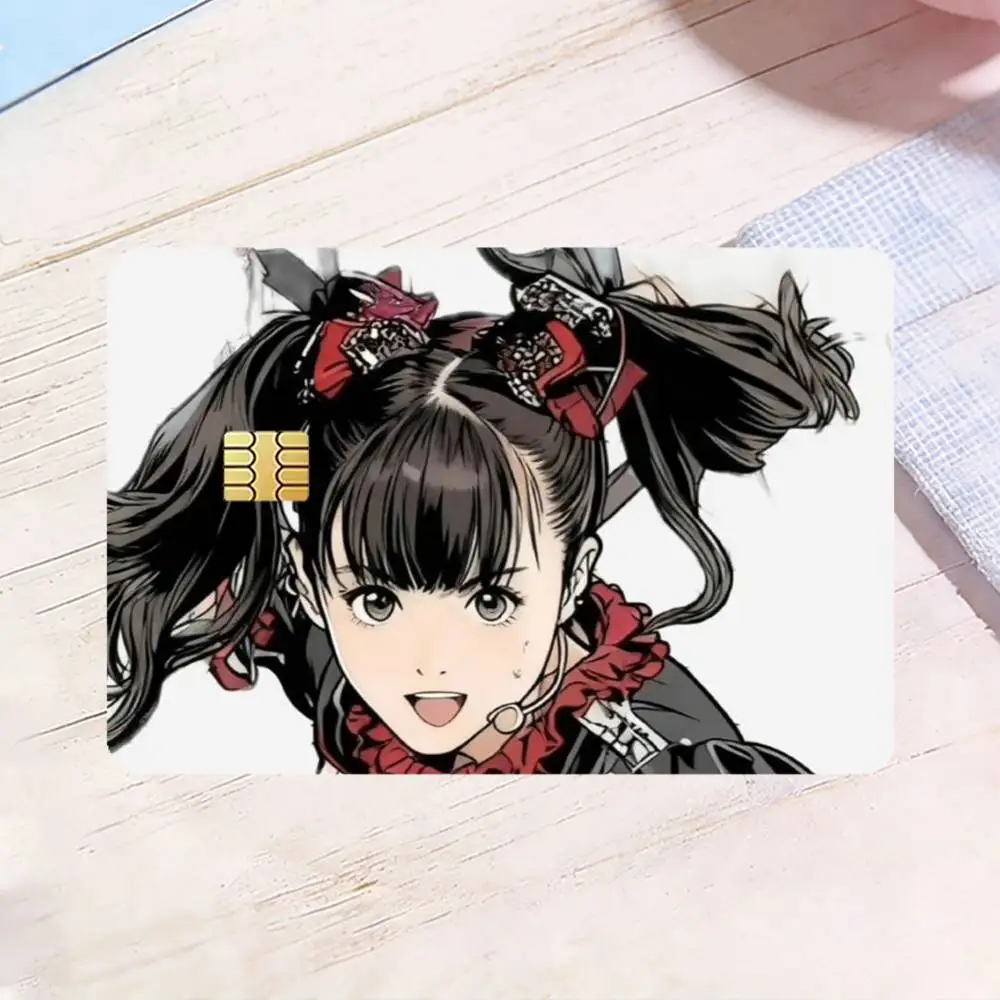 Babymetal Metal Forth HD Waterproof Card Skins Protective Stickers for Credit Bank Game Cards