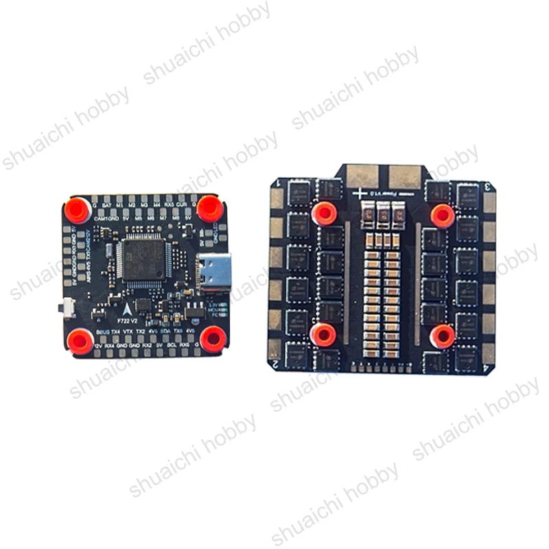 VoidFly 3-8S Lipo F405 V3 FC&ESC Stack 100A 4-in-1 Electronic Speed Controller SPL06 Barometer Flight Control w BEC Module for F