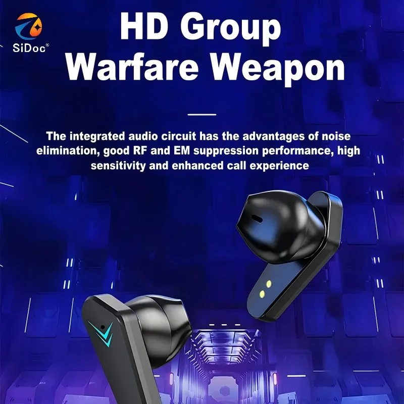 X15 Wireless Gaming Bluetooth Earphones with No Sensing Delay In Ear High Sound Quality for Enjoyment image 4
