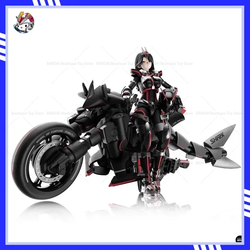 

Special Edition Yubo Cultural and Creative Cyber Shark War Riding Goddess Shake Guochuang Mecha Assembly Model Pre-sale