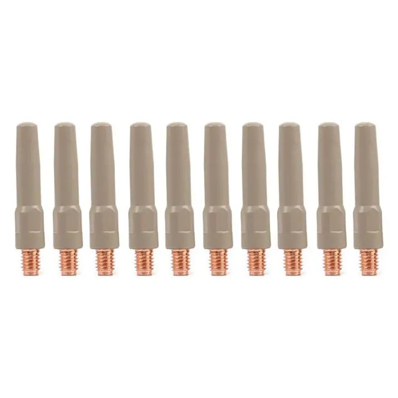 B03C-Non-Stick MIG Welding Tips 10PCS, 45X0.8Mm, Metal Torch Accessories For 15AK Welding Units