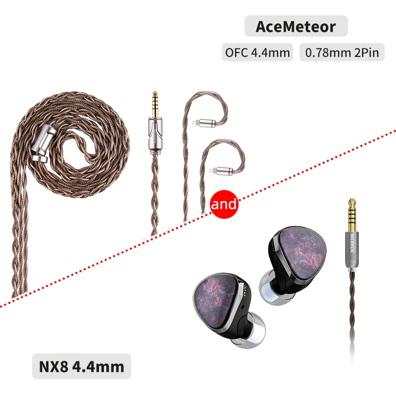 NICEHCK NX8 HiFi イヤホン 1DD + 6BA + 1PZT ハイブリッド有線