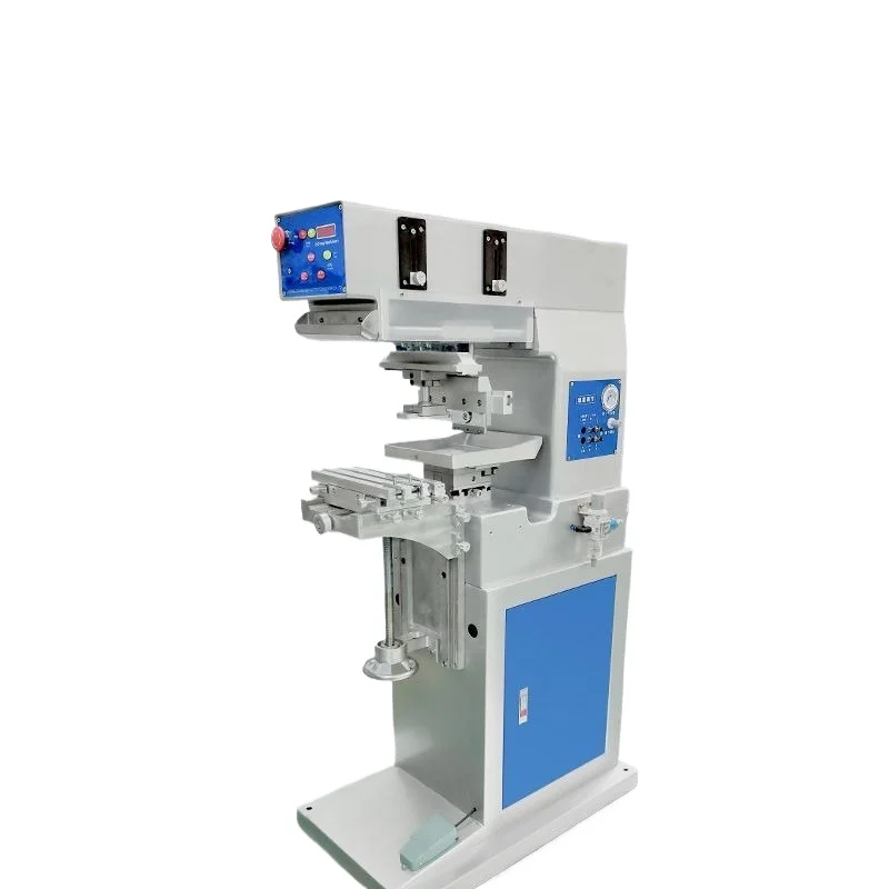 Automatic pad printing machine ink small shuttle monochrome two-color semi-printing machine