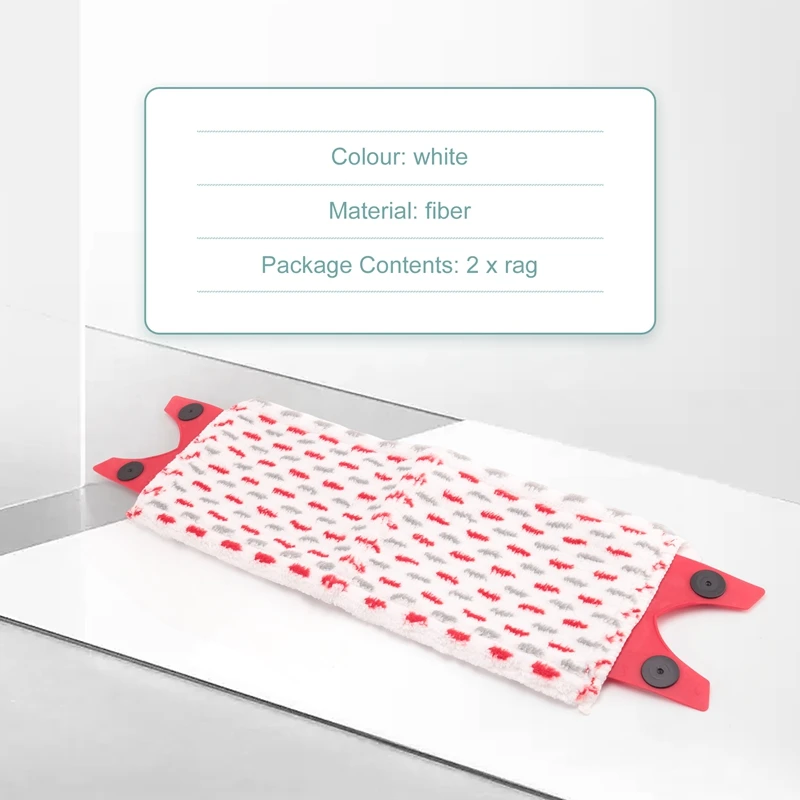 Mops Cloth Pads For Vileda Ultramax 1-2 Spray Ultramax Boxset Easy Wring Replacement Refil Mop Head Microfibre Pad 2Pcs