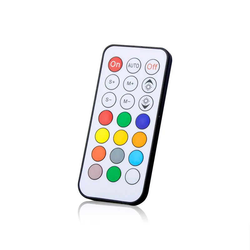 21 keys mini RF remote controller for addressable pixel light, WS2811, 2812, 2813, 2815, 1903, 2903, 16703 etc. light controller