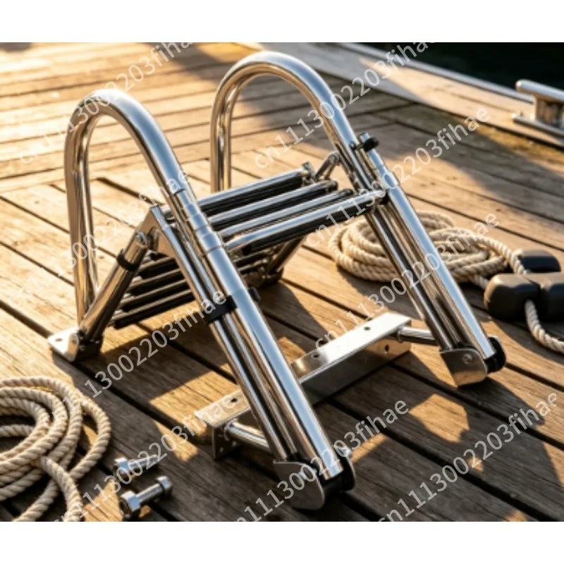 Large Four‑Section Replacement Accessory For Buoyant Step Ladder Heavy‑Duty Assembly Part For Equipment Installation And Mainten