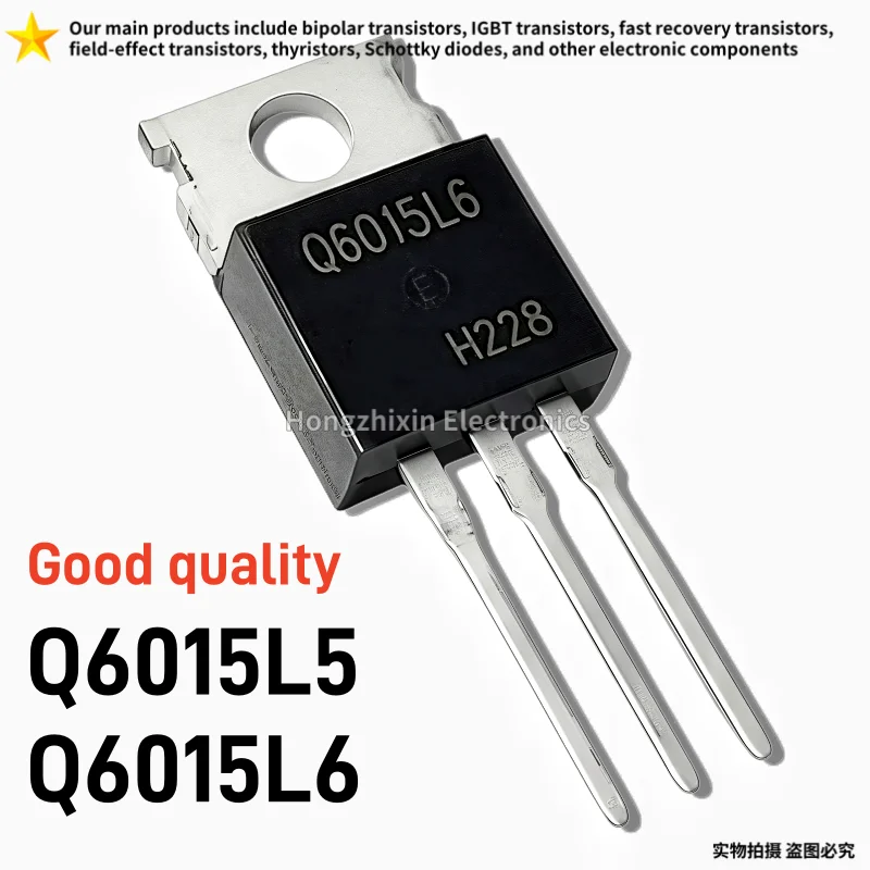 10PCS Q6015L5 Q6015L6 TRIAC 600V 15A TO-220 Bidirectional Thyristor AC Switch Dimmer Motor Control