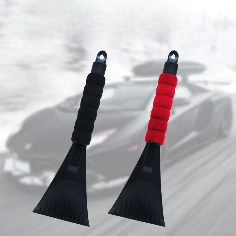 Suministros de invierno para quitanieves de coche, descongelación y eliminación de hielo sin dañar, raspador de nieve de vidrio y herramientas de limpieza de nieve