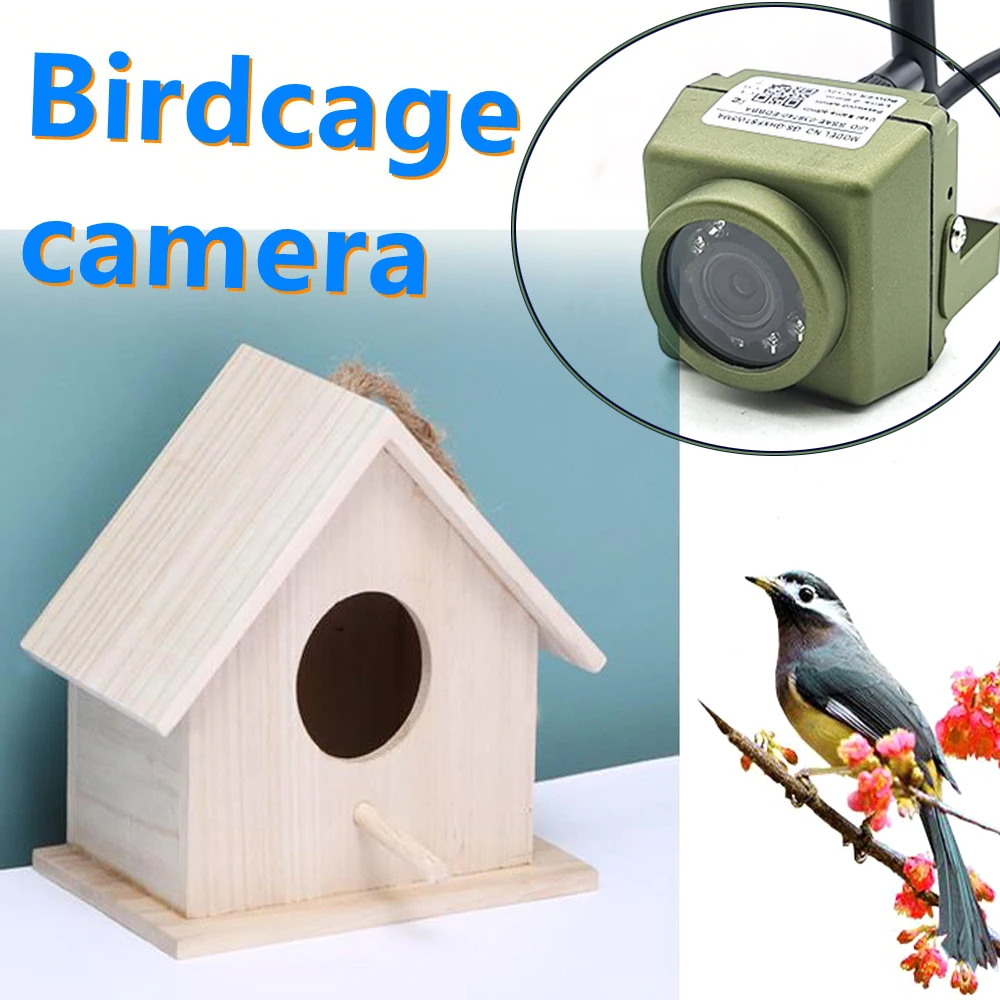 

Feeder Pinhole Cameras micro Room Wifi Dog Wireless Nest Ip 5MP 2MP Ir Mini Bird Camera Pet Cam Audio Video TF Card Recording