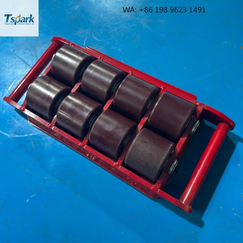 Manganese‑Steel‑Heavy‑Body‑Remote‑Operated‑‑Moving‑Skate, 15‑40‑Ton‑Omnidirectional‑Steering‑Workshop‑Large‑Object‑Transfer‑Tool