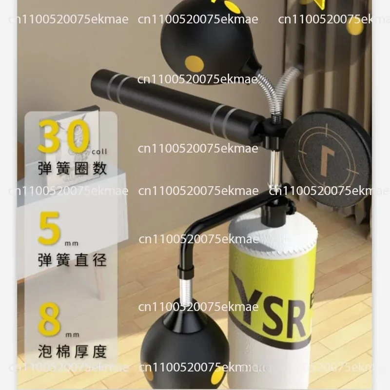 Boxing Reaction Rotating Target Boxing Dodge Training Equipment Fitness Reaction Target Vertical Sandbag Touch Height Trainer