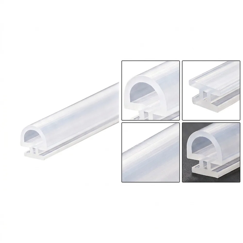 10 Meter Weather Stripping Seal Strip for Aluminum Sliding Featuring TPE Silicone for Resistance to Cold and Aging