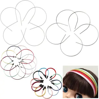 Mini Cute Doll Headband, Doll Hair Decoration Materials, Head Band Parts, DIY Acessórios, Novo, 5Pcs