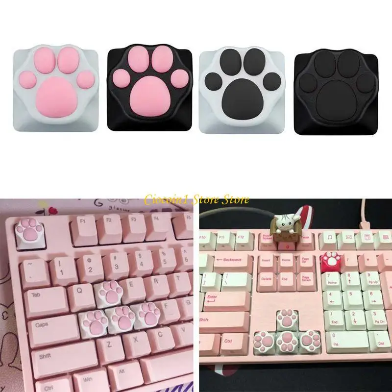 A3PC DIY Mechanische Tastatur für Schlüsselkappe Persönlichkeit Schöne Paw für Katze Klaue ESC Tastenkappe für MX – Detail 1