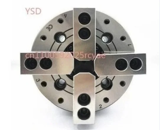 SBS-206 5/6/8/ inches Hydraulic Chuck Oil Pressure Chuck 4jaw Chuck Hollow Hydraulic  For Mechanical  Lathe