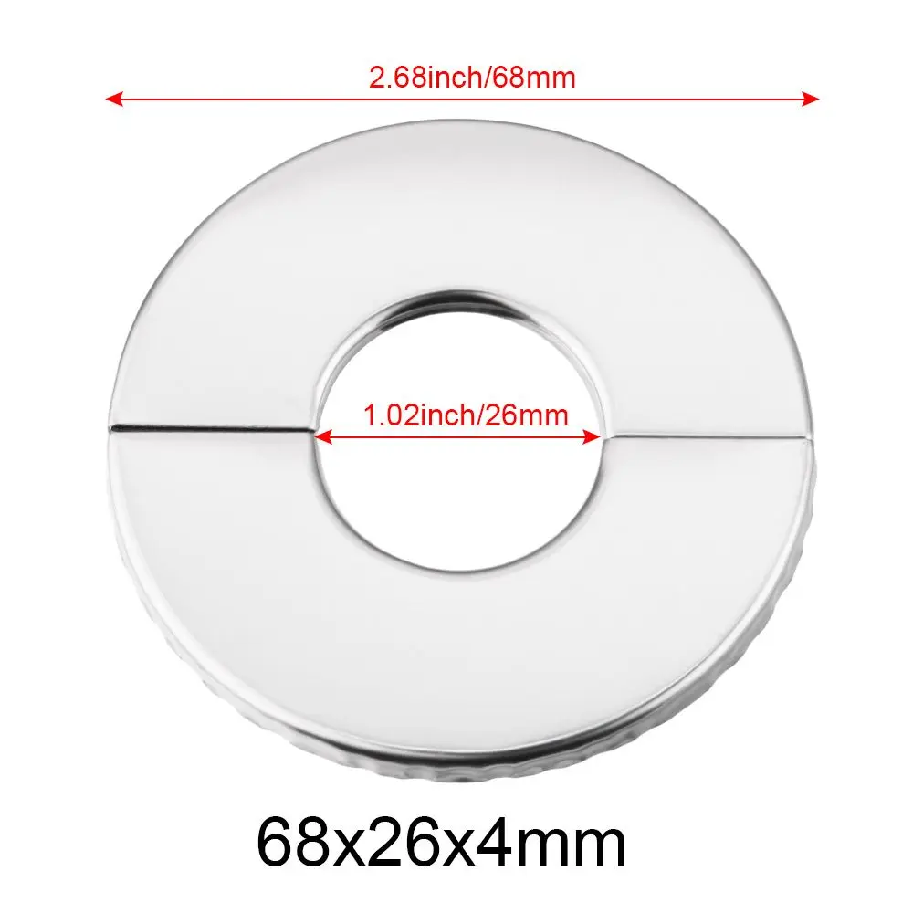 

Kitchen Stainless Steel Wall Flange Flange Cover Faucet Decorative Cover Pipe Wall Covers Faucet Decor Faucet Accessories