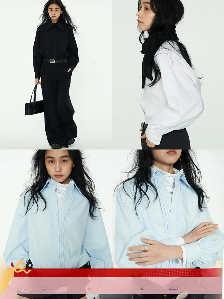 

Dosordonts Vintage Color Pleated Lantern Sve irt Women's Resurrection Cotton Long Sve Busin Casual irt