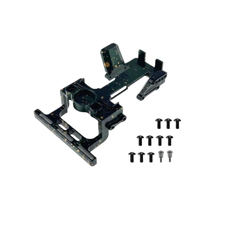 MJX 1/18 H18P RC Car Alu Front Shock Bracket Battery Tray Base Metal Mod Parts Fit H18P Off Road Buggy Upgrade Accessory Extra