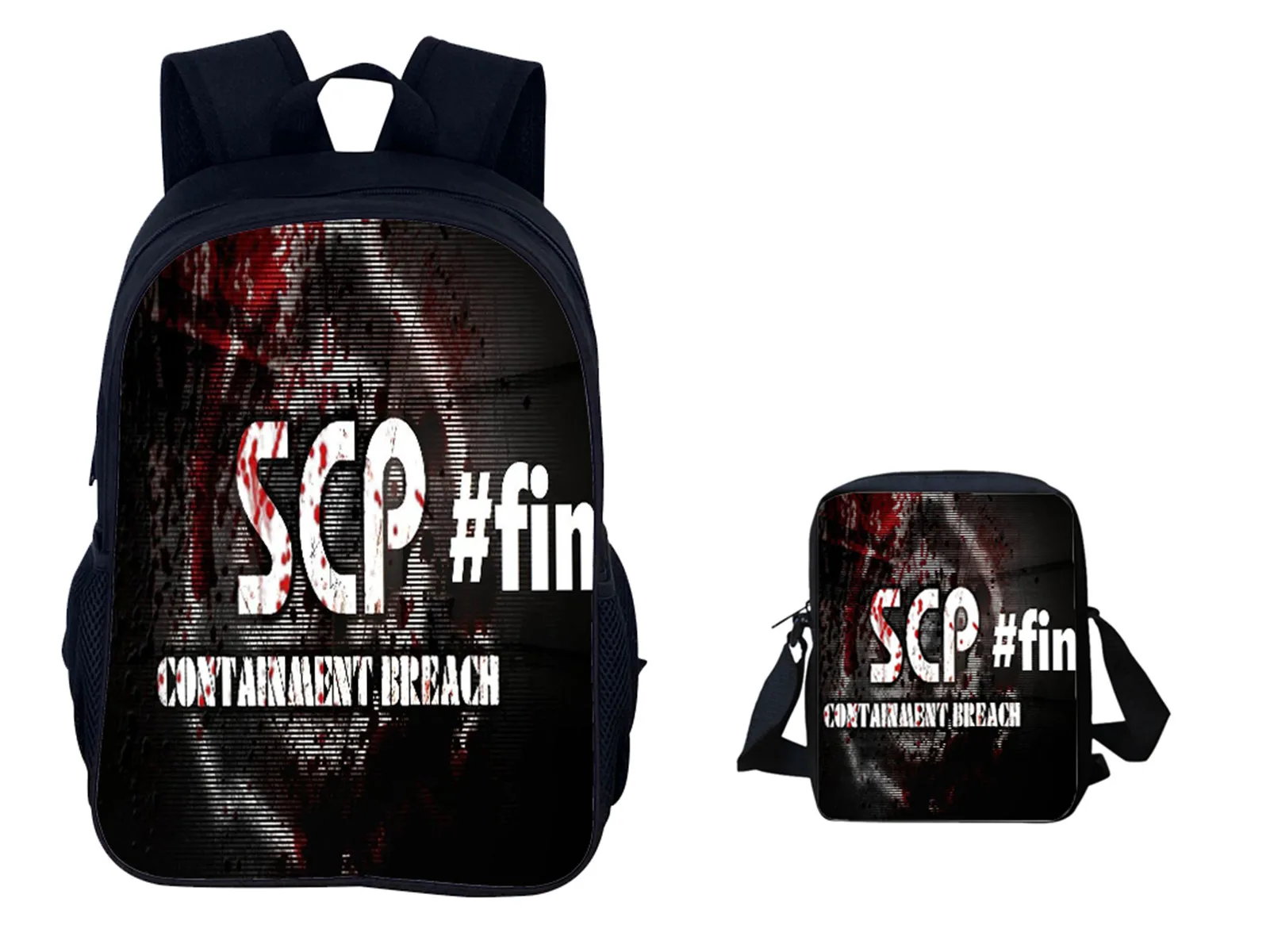 

Kids SCP Classic School Backpack with Shoulder Bag-Wear Resistant Daily Bookbag-Lightweight Travel Rucksack for Unisex