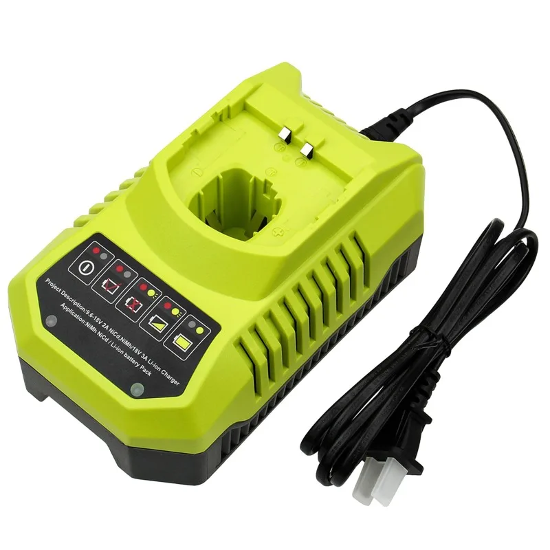 

P117 Lithium-ion Battery Fast Charger Portable Battery Charger for RYOBI 19.6–18V Batteries Power Tool Battery Charging Station