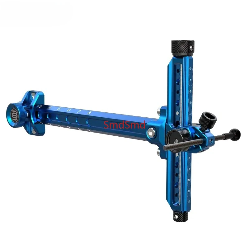 Archery Recurve Bow Sight 9inch Micro-adjustment Aluminum Adjust for Bow Shooting Hunting Accessory