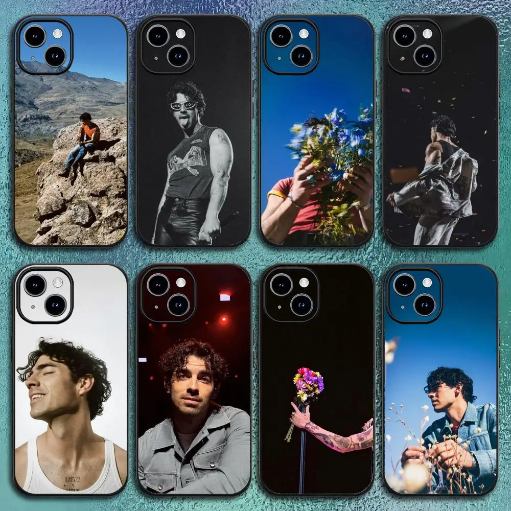 Singer J-Joe Jonas Phone Case For IPhone 17 16 15 14 13 12 11 Pro Max Plus Mini Black Frosted Soft Shell Funda