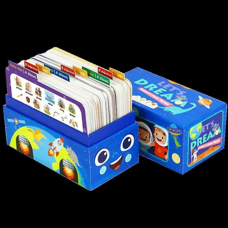 

School Bus English Word Flash Card Children Baby Enlightenment Learning Cards Educational Toys Point-to-read Version