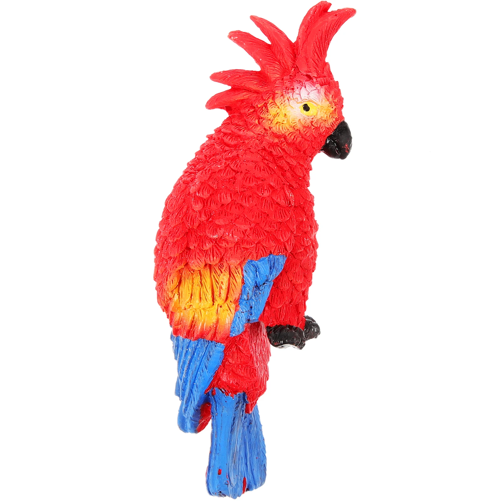 

Cute Aquarium Side Hanging Ornament Resin Fish Bowl Decoration Lightweight Miniature Bird For Tank Stable Small Parrot