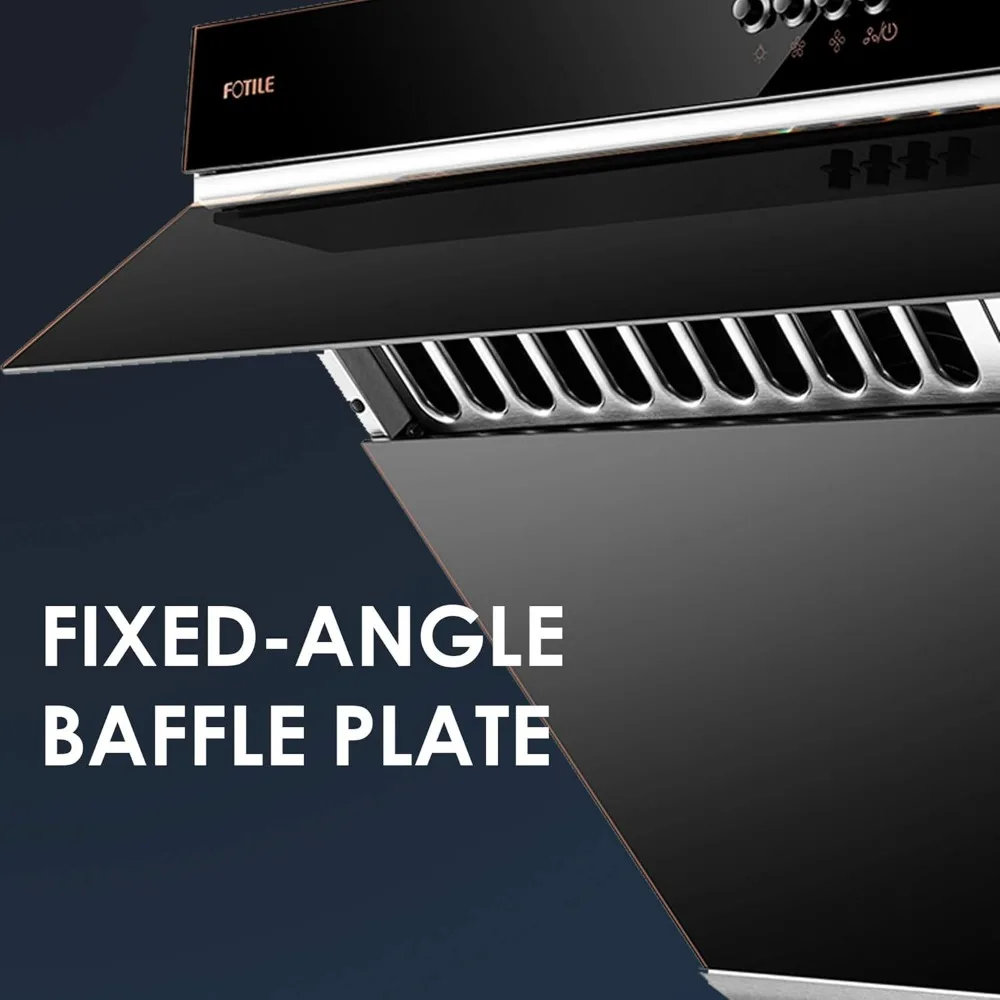 30 Inch Range Hood, Unique Side-Draft Design for Under Cabinet, Powerful Motor LED Lights Mechanical Buttons