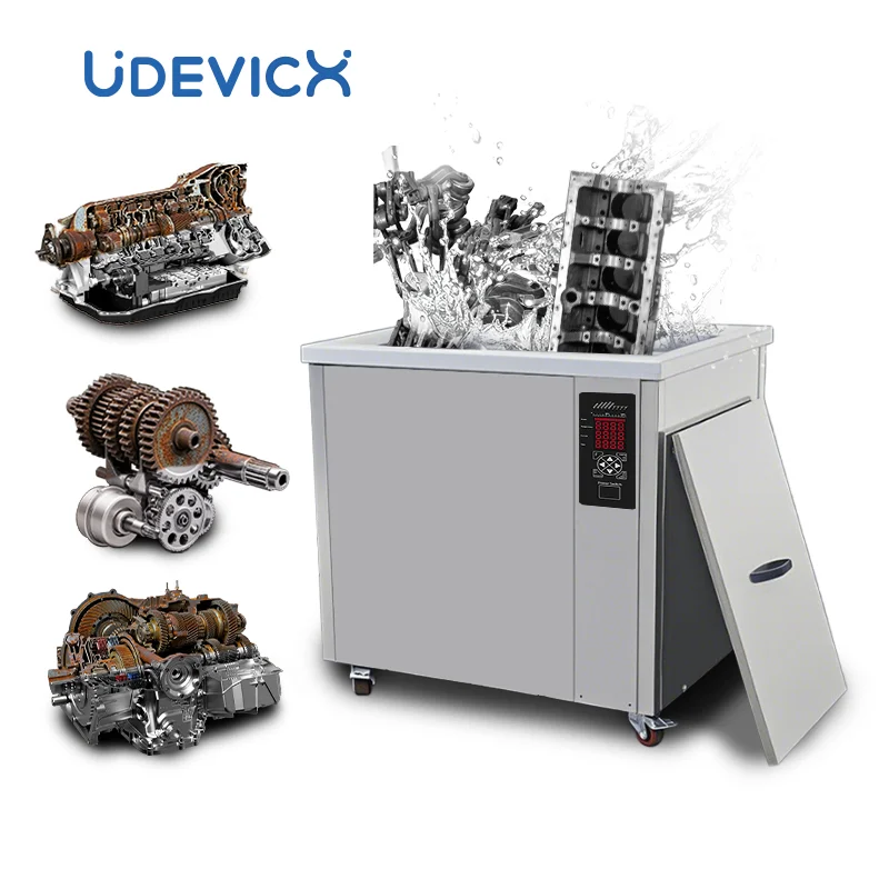 

2400W 192L Heavy-duty Built-in Generator Ultrasonic Cleaning Machine For Automotive Rust Removal Electric Fuel New Condition