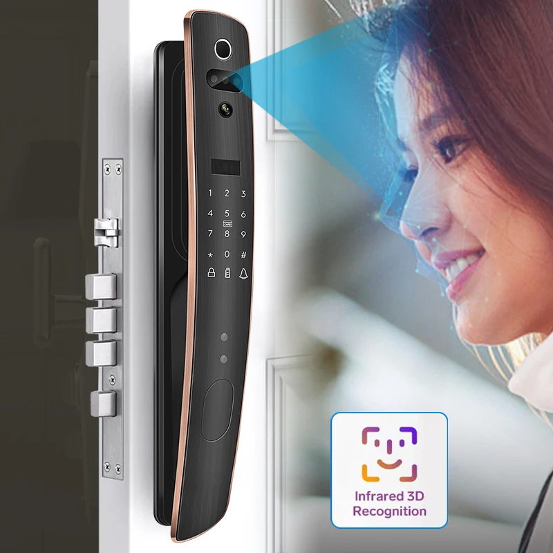 Door Entry Security Wifi Fingerprint RFID Card Face Recognition Magnetic Door Access Control