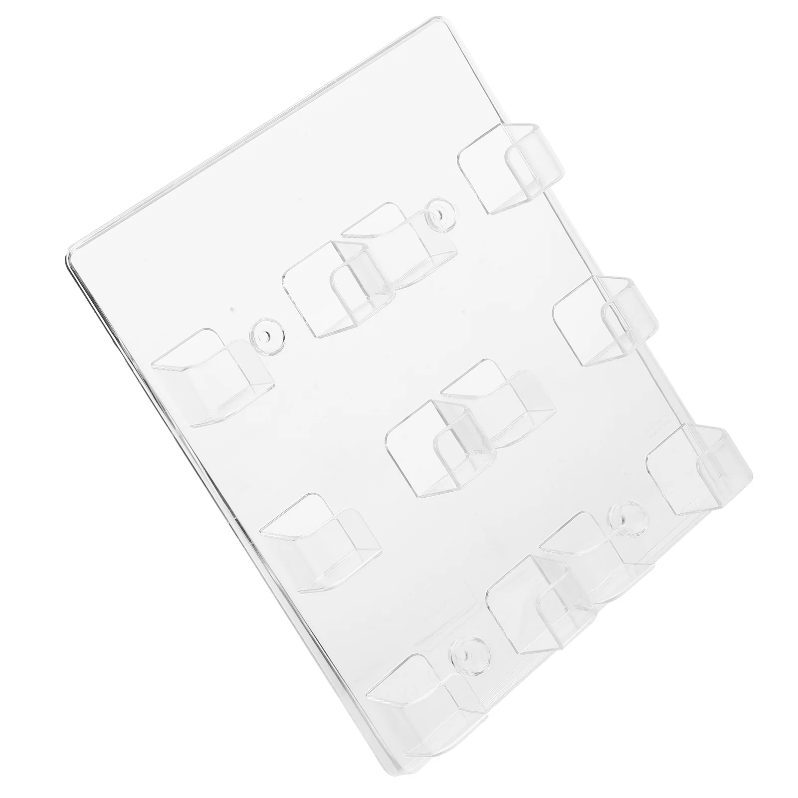Visitenkartenetui Basiskarten Display Ständer Halter Desktop Storage Rack Organizer Glas für Büro