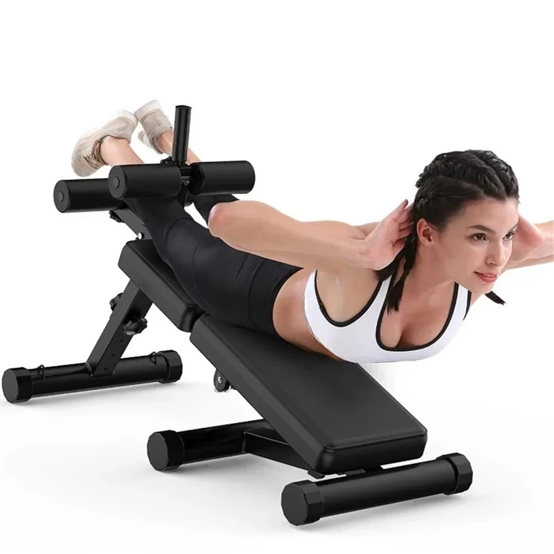 2025 Adjustable Home Strength Training Bench Portable Sit-Up With Tilting And Foldable Feature Includes Resistance Bands