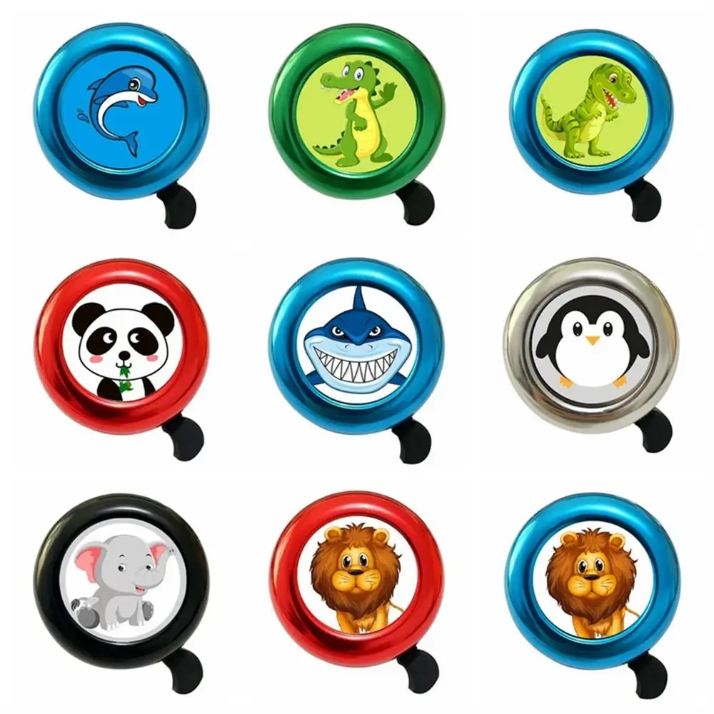 

High Sound Kids Bicycle Bell Cycling Ring Alarm Warning Handlebars Horn Animal Series Cartoon Bike Alarm Bell Children's