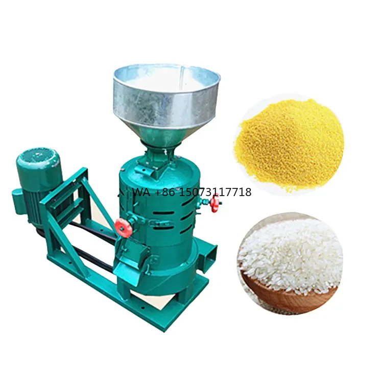 

High Capacity Oat Wheat Barley Hulling Peeling Machine / Wheat Husk Removing Machine