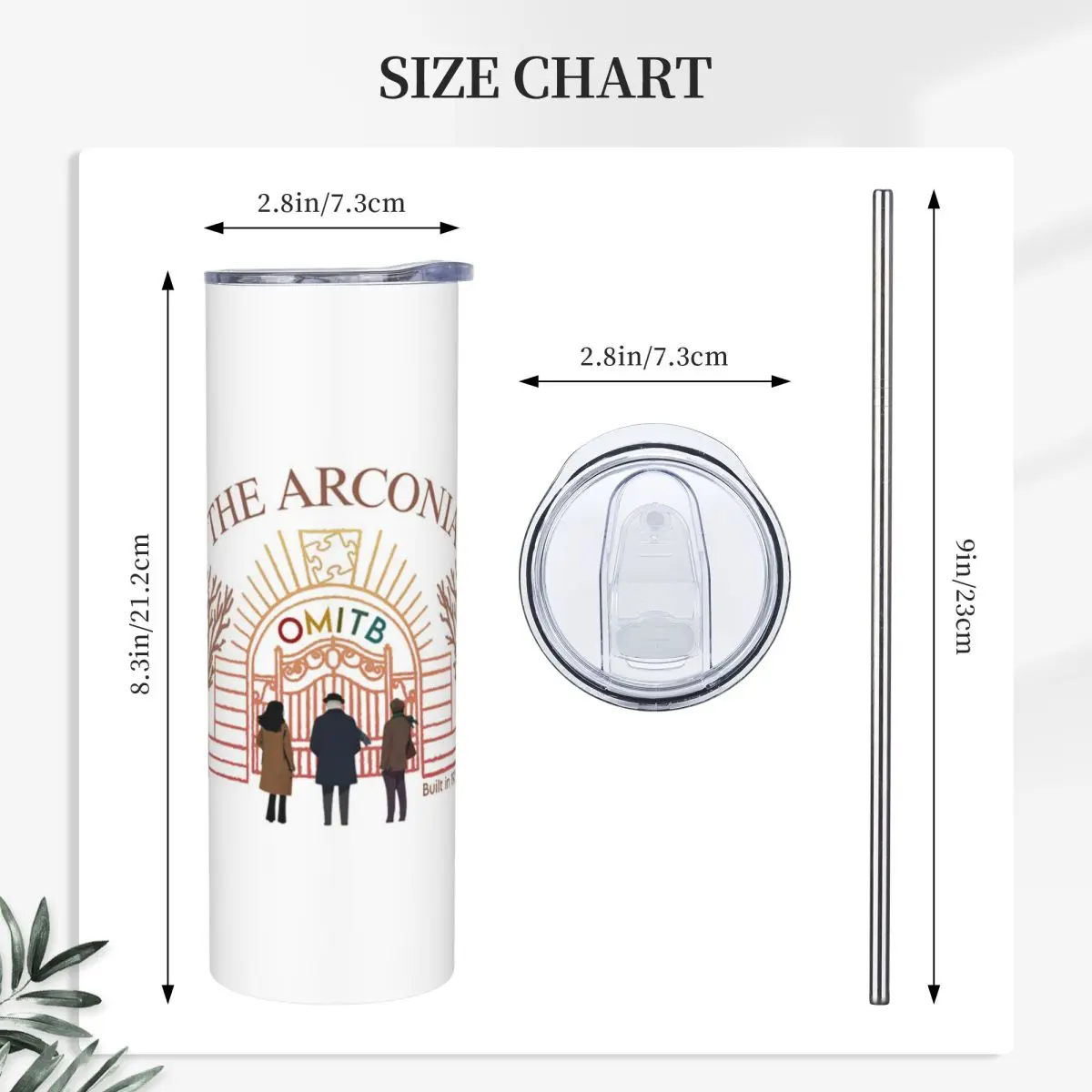 The Arconia Only Murders In The Building 1908 Stainless Steel Tumbler Vacuum Mugs Thermal Cold Bottle Straw With Lid 20oz