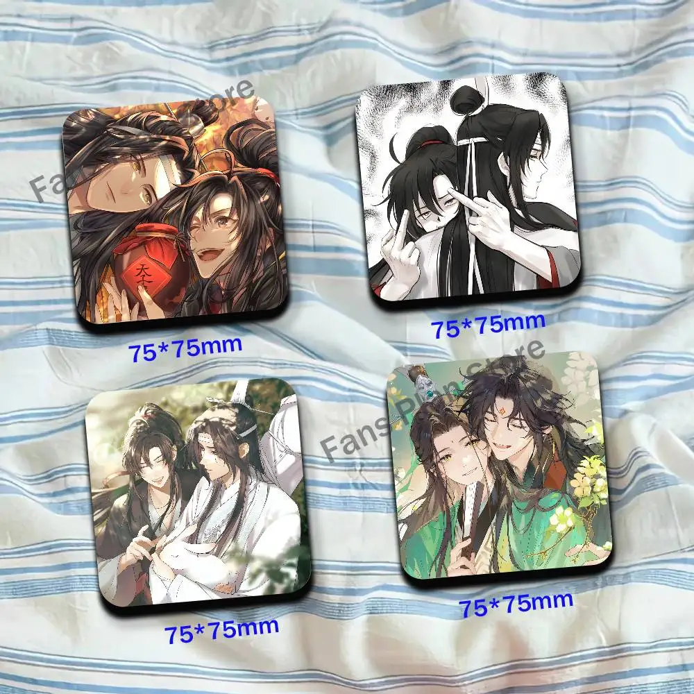 Mo Dao Zu Shi Sublimation Magnet Cartoon Anime Cute Fridge Magnets Personalized Sublimation Products For Kitchen