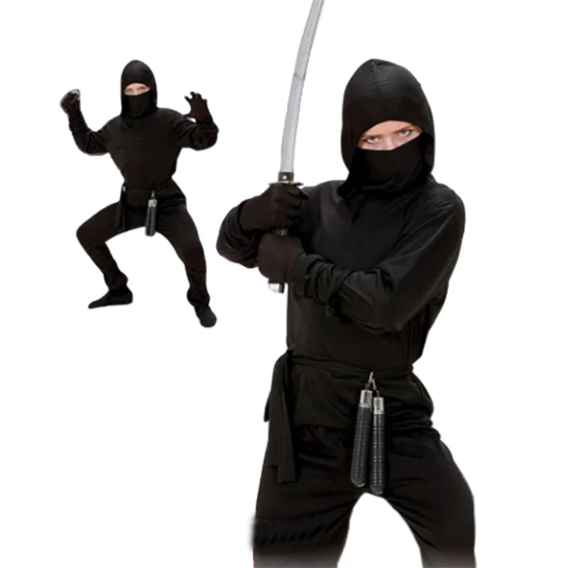 Ninja Kind Kostuum Party Kostuum Jongens Halloween Fancy Jas Superheld Cosplay Kostuums Ninja Kleding Kinderen Gift