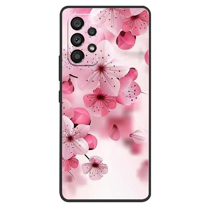 For Samsung A73 5G Case A53 A33 Black Bumper Cases for Samsung Galaxy A33 5G Cover A73 2022 Silicone Back Protective Bumper