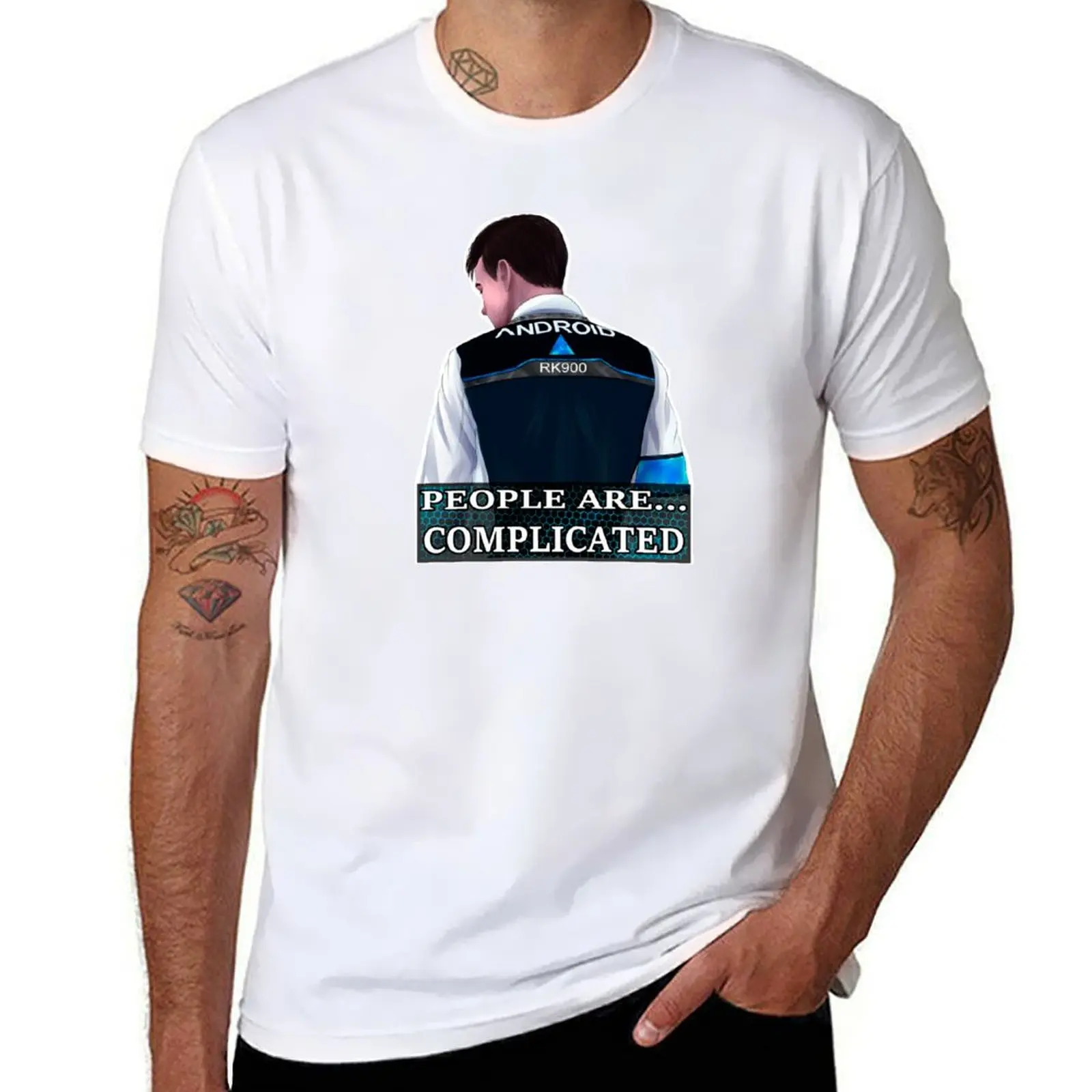RK900 футболка с рисунком для мужчин футболки для мужчин забавная футболка с рисунком